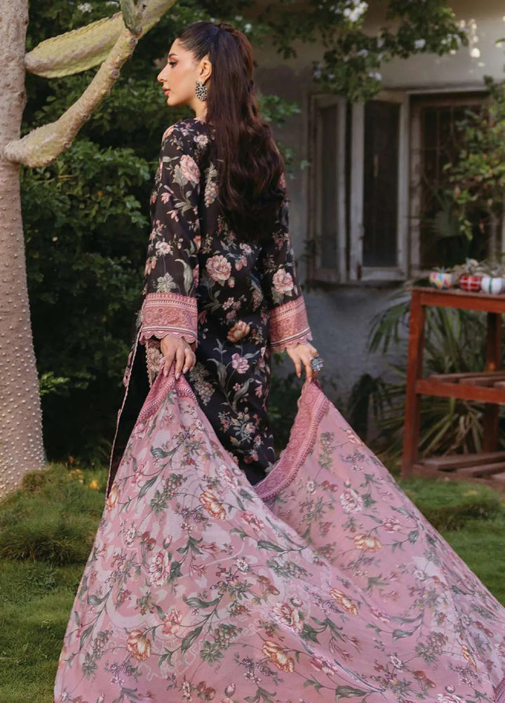 Tahra by Zainab Chottani Embroidered Lawn Suit Unstitched 3 Piece ZC24T 1A Ryma - Summer Collection
