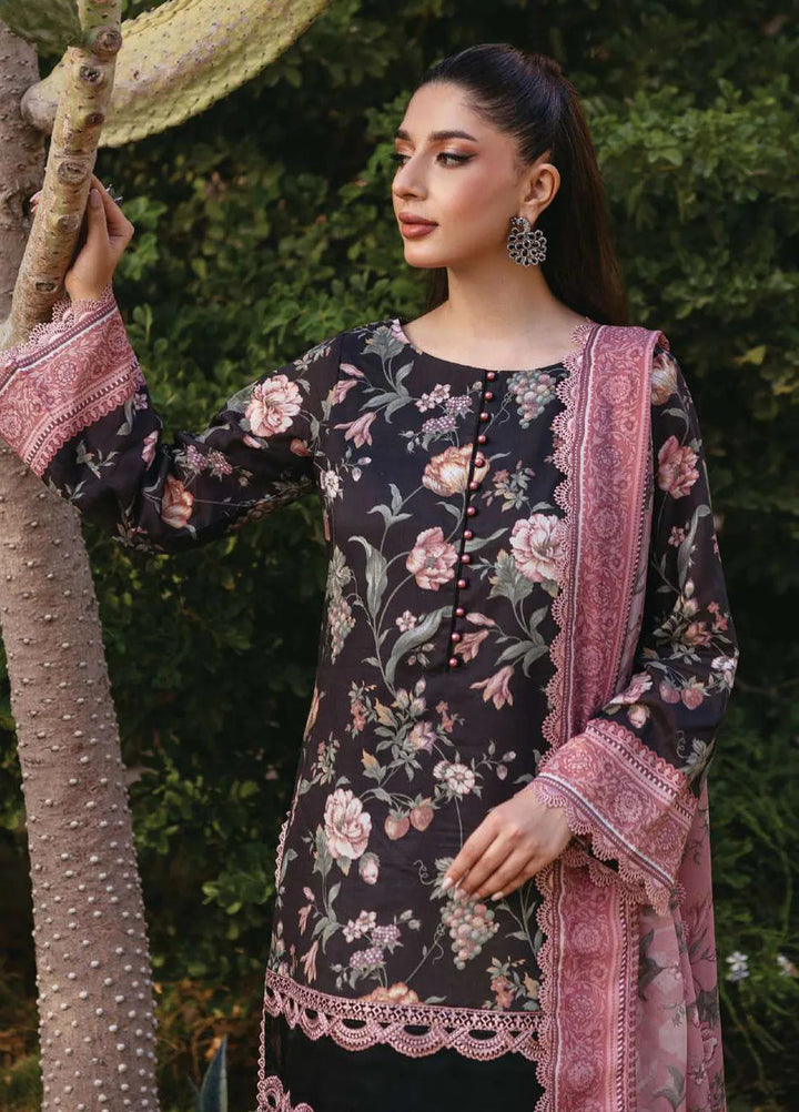 Tahra by Zainab Chottani Embroidered Lawn Suit Unstitched 3 Piece ZC24T 1A Ryma - Summer Collection