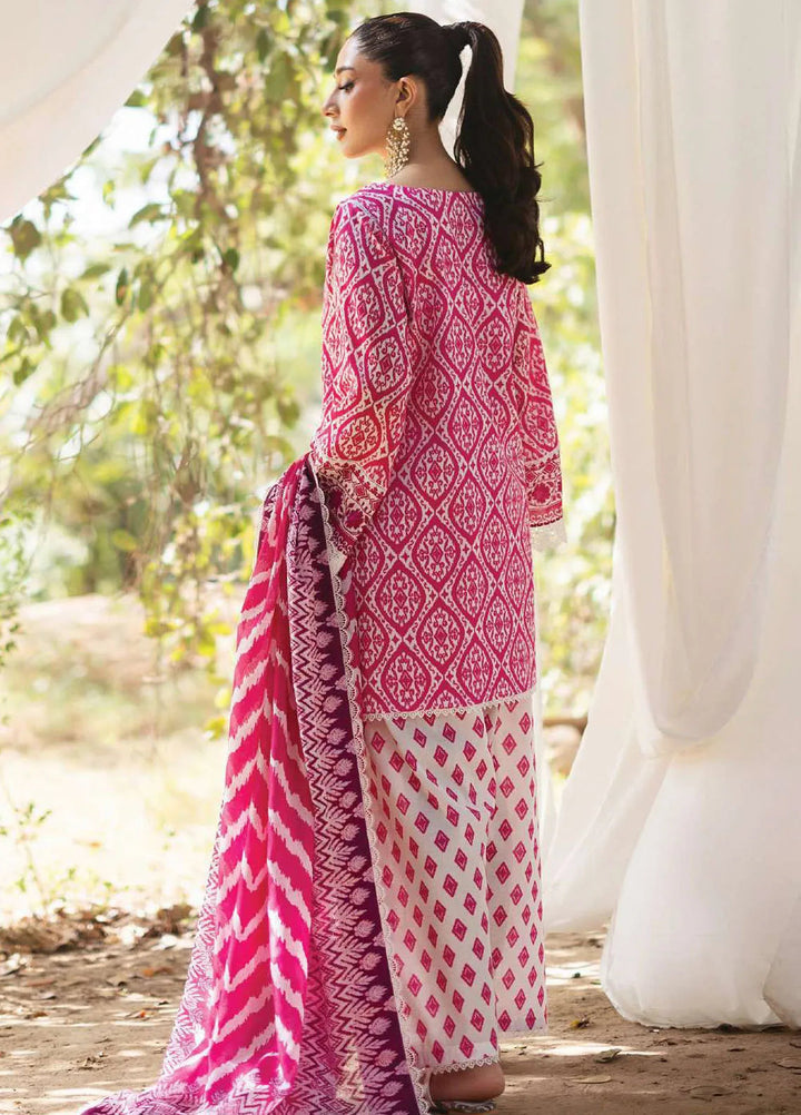 Tahra by Zainab Chottani Embroidered Lawn Suit Unstitched 3 Piece ZC24T 4B Leena - Summer Collection