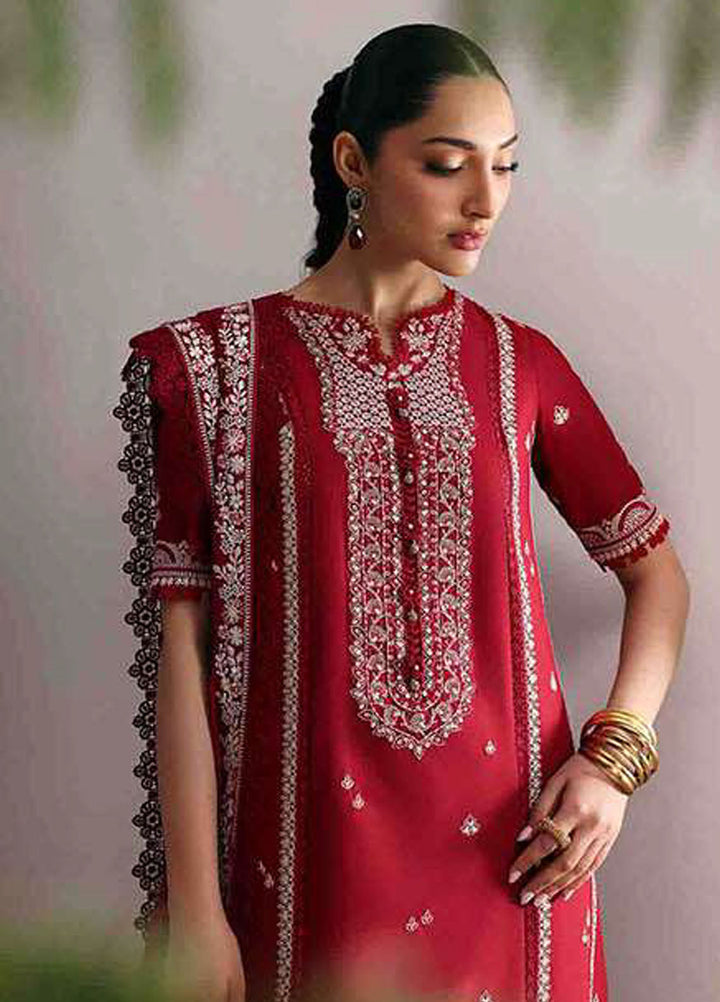 Talia by Republic Womenswear Embroidered Lawn Suits Unstitched 3 Piece RW25TL D-6 A Evara - Summer Collection