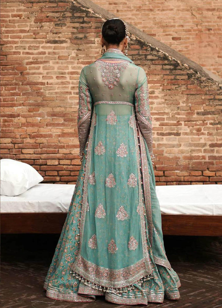 Tammam By Hussain Rehar Embroidered Chiffon Suits Unstitched 3 Piece HRR23T Khuaab - Luxury Collection