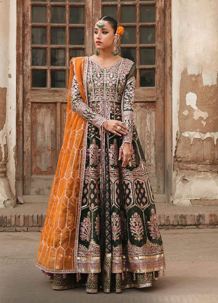 Tammam By Hussain Rehar Embroidered Organza Suits Unstitched 3 Piece HRR23T Fasana - Luxury Collection