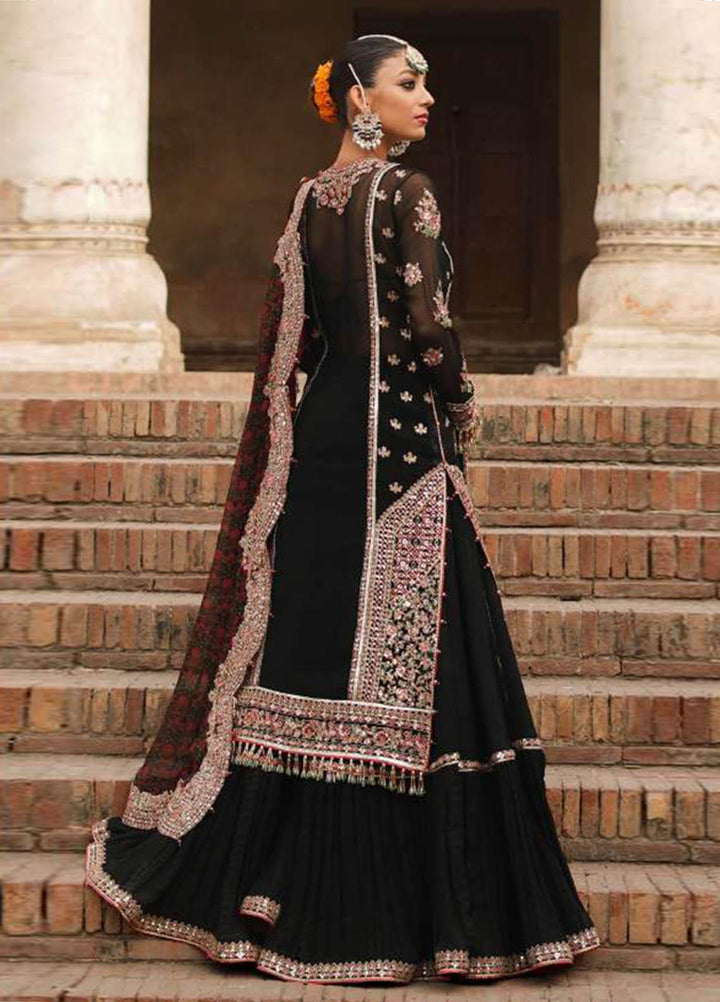 Tammam By Hussain Rehar Embroidered Chiffon Suits Unstitched 3 Piece HRR23T Haqeeqat - Luxury Collection