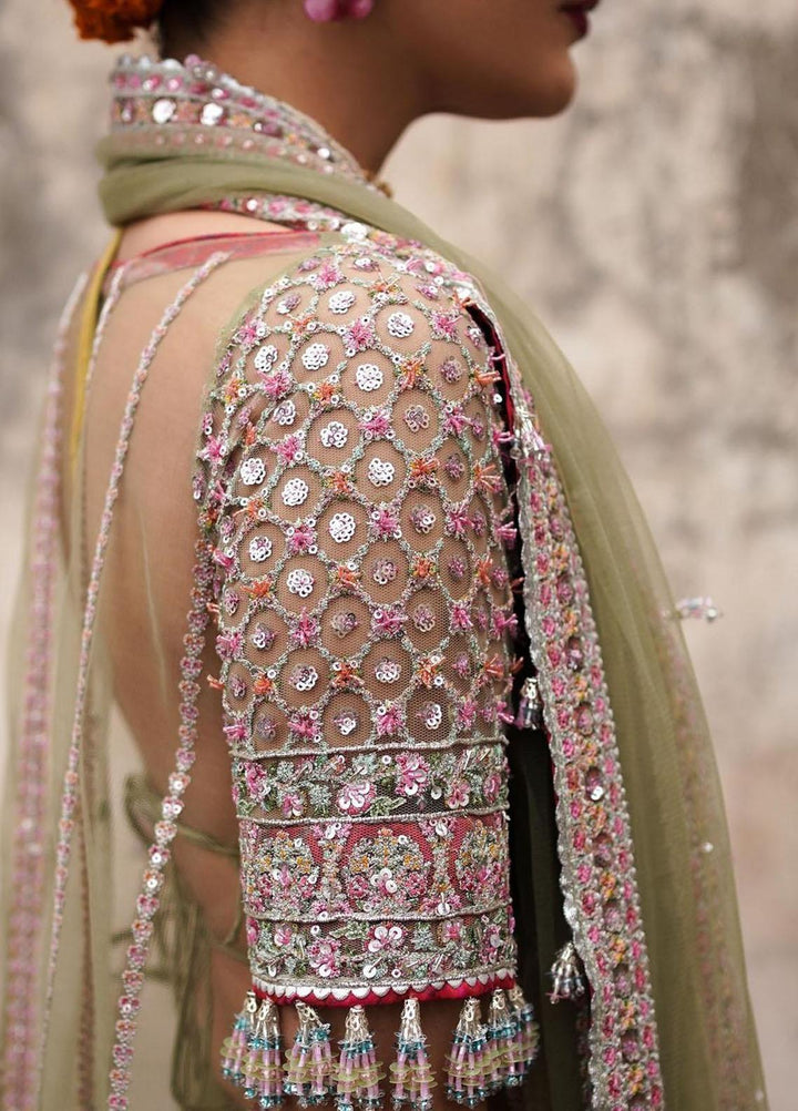 Tammam By Hussain Rehar Embroidered Net Suits Unstitched 3 Piece HRR23T Safar - Luxury Collection