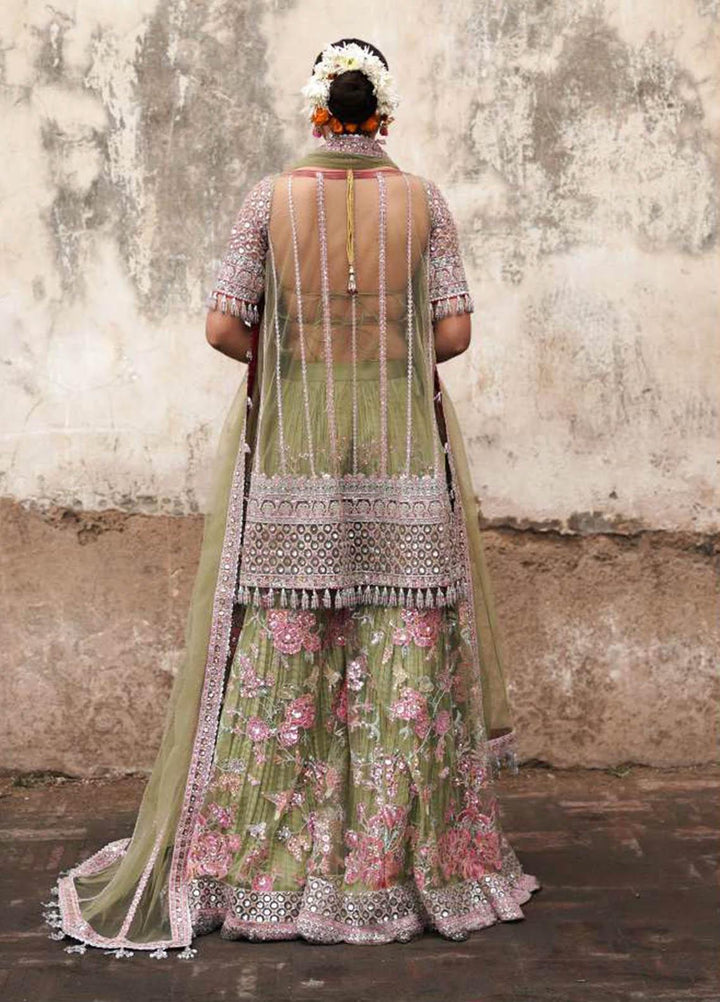 Tammam By Hussain Rehar Embroidered Net Suits Unstitched 3 Piece HRR23T Safar - Luxury Collection