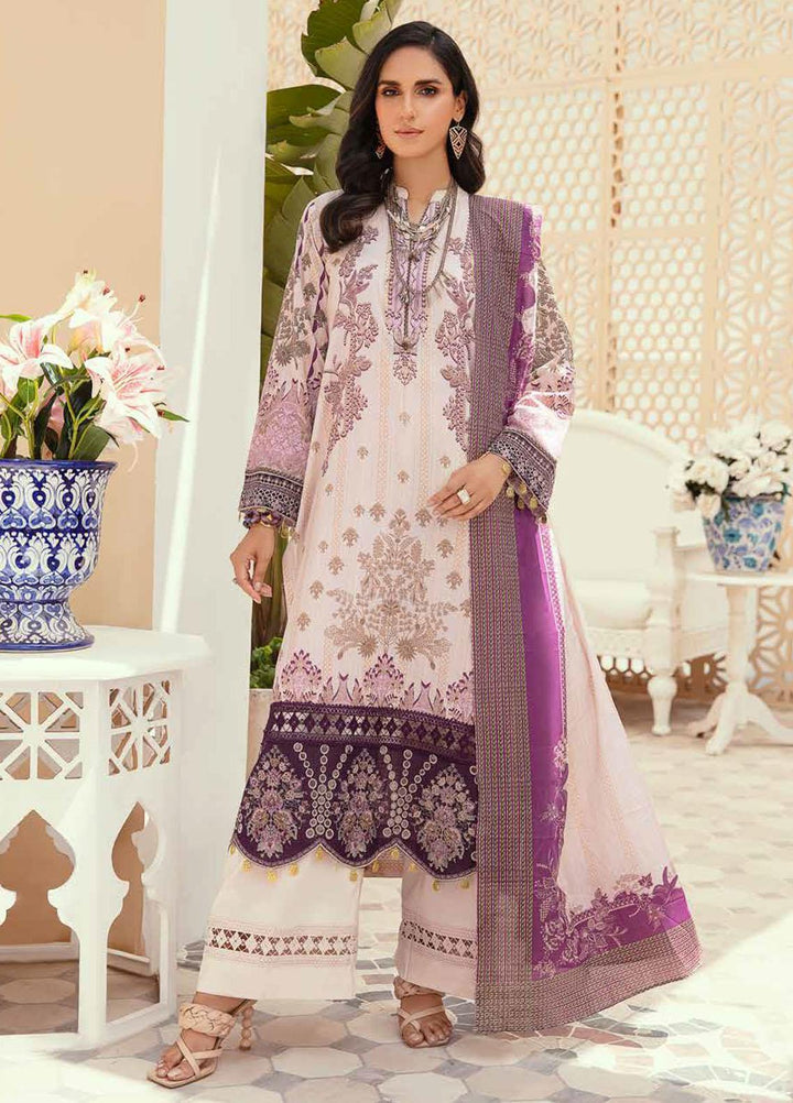 Tarz-e-Libas By Banafsheh Embroidered Lawn Suits Unstitched 3 Piece BF22TL BNT-04 - Summer Collection