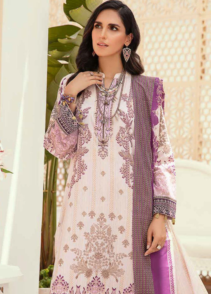 Tarz-e-Libas By Banafsheh Embroidered Lawn Suits Unstitched 3 Piece BF22TL BNT-04 - Summer Collection