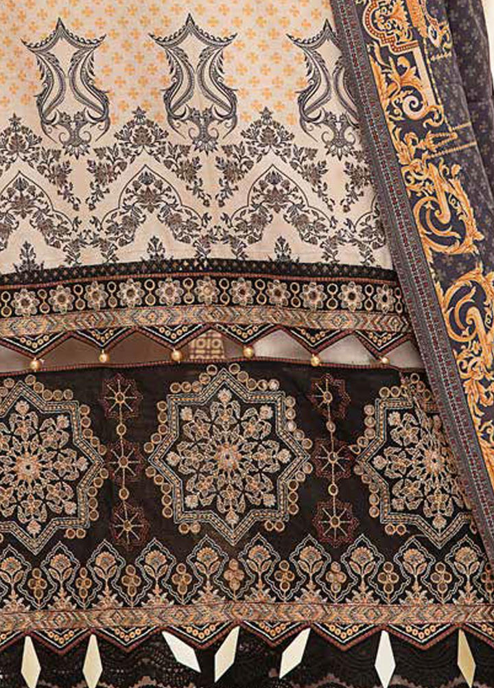 Tarz-e-Libas By Banafsheh Embroidered Lawn Suits Unstitched 3 Piece BF22TL BNT-05 - Summer Collection