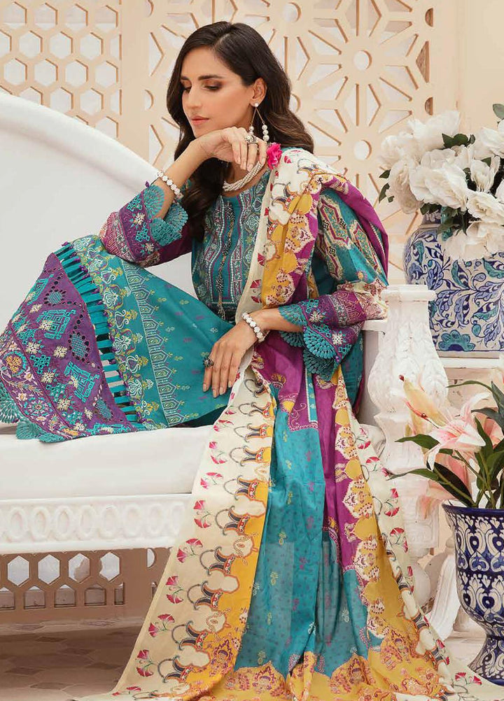 Tarz-e-Libas By Banafsheh Embroidered Lawn Suits Unstitched 3 Piece BF22TL BNT-10 - Summer Collection