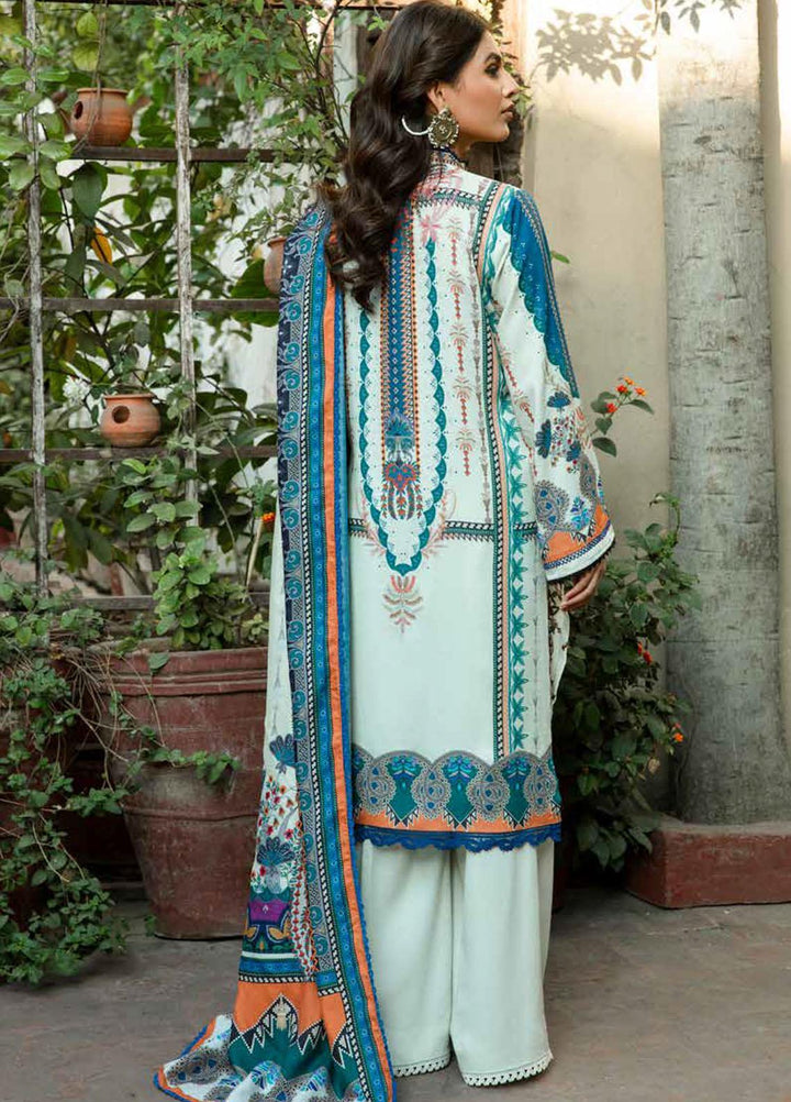 Tassawur By Florent Embroidered Karandi Suits Unstitched 3 Piece FL23T FL-3B - Winter Collection