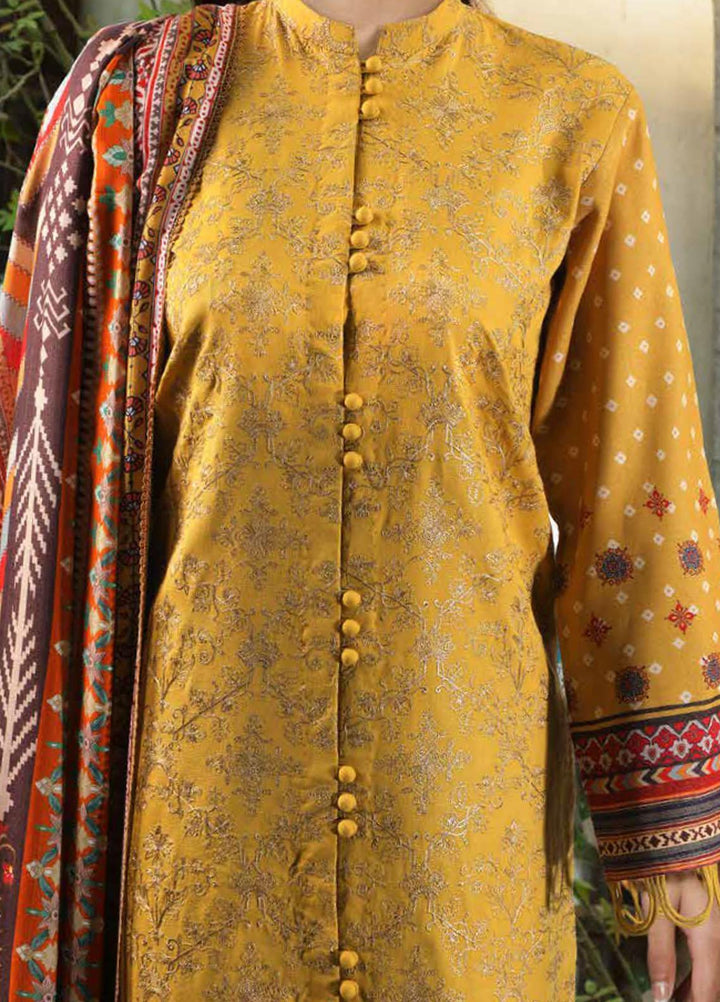 Tassawur By Florent Embroidered Karandi Suits Unstitched 3 Piece FL23T FL-8A - Winter Collection