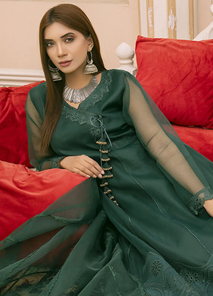 Tassawur Pret Embroidered Organza 3 Piece Suit Angrakha