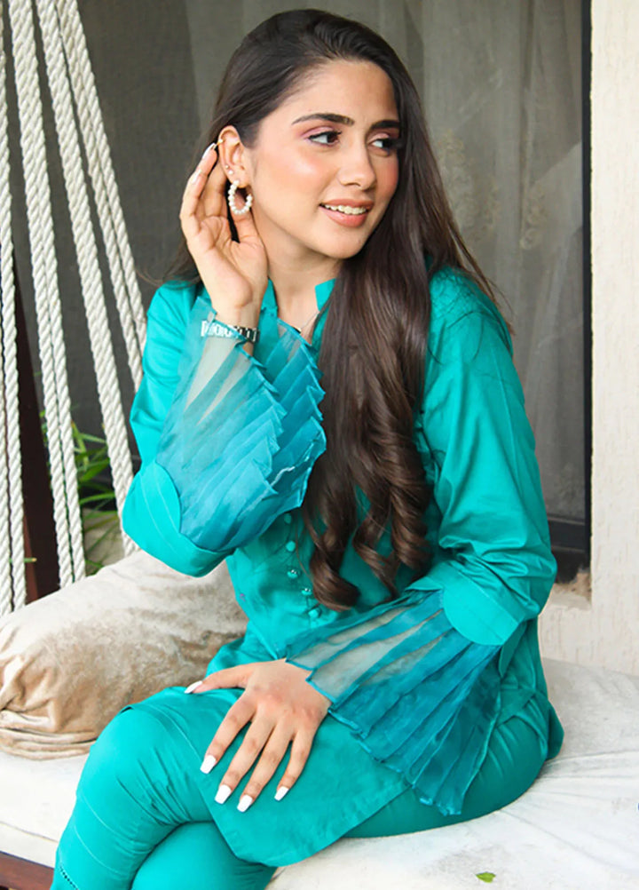 Tassawur Pret Embroidered Organza 3 Piece Suit Tuscan Melody