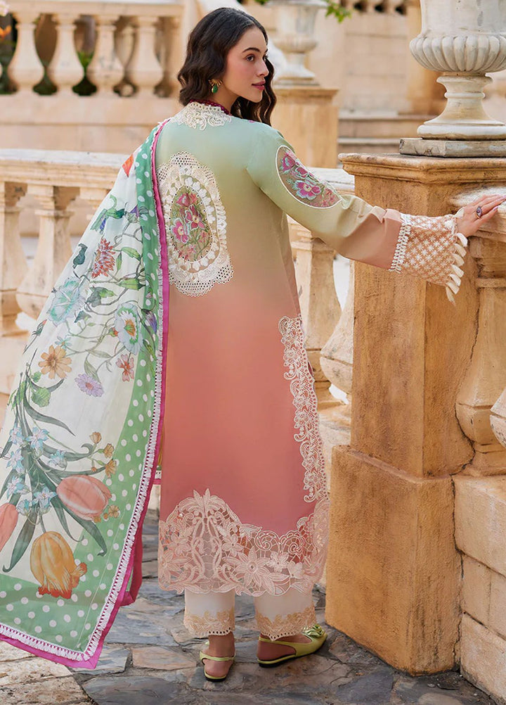 Te Amo by Mushq Embroidered Lawn Suits Unstitched 3 Piece MQ24TA D-13 Venice Verve - Luxury Summer Collection