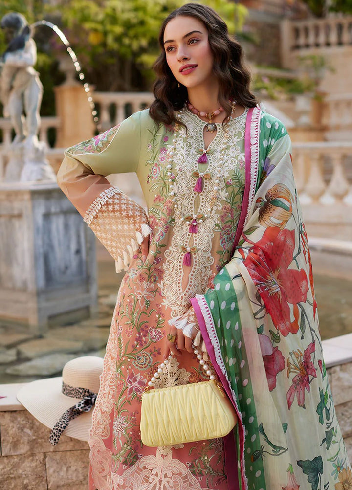 Te Amo by Mushq Embroidered Lawn Suits Unstitched 3 Piece MQ24TA D-13 Venice Verve - Luxury Summer Collection