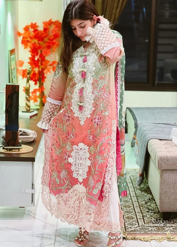 Te Amo by Mushq Embroidered Lawn Suits Unstitched 3 Piece MQ24TA D-13 Venice Verve - Luxury Summer Collection