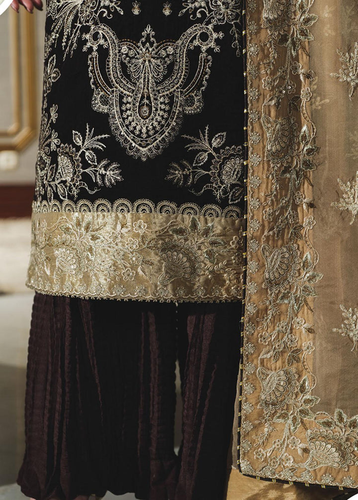 Tehwaar By Rang Rasiya Embroidered Velvet Suits Unstitched 3 Piece RR22T D-05 Bakhtawar - Luxury Collection
