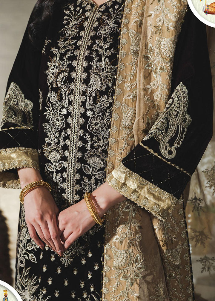 Tehwaar By Rang Rasiya Embroidered Velvet Suits Unstitched 3 Piece RR22T D-05 Bakhtawar - Luxury Collection