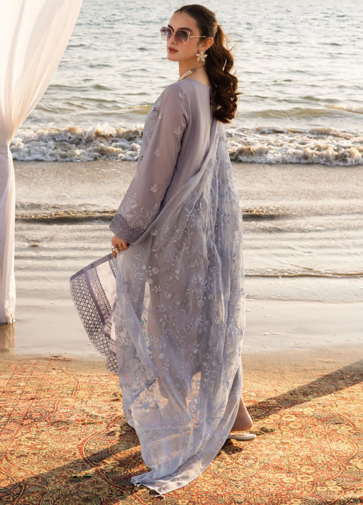 Tehzeeb by Riaz Arts Chikankari Lawn Suits Unstitched 3 Piece RA25TCL TL-431 - Summer Collection