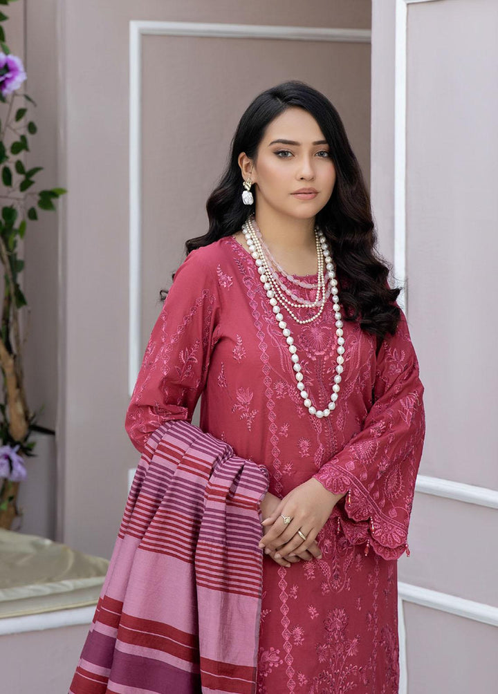 Tehzeeb By Riaz Arts Embroidered Lawn Suits Unstitched 3 Piece RA23-T3 TL-23 - Summer Collection