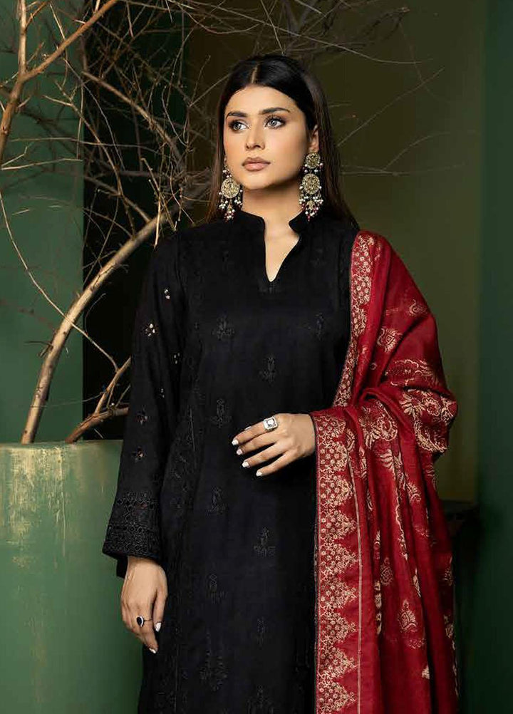 Tehzeeb by Riaz Arts Embroidered Leather Peach Suits Unstitched 3 Piece RA22TB TL-109 - Winter Collection