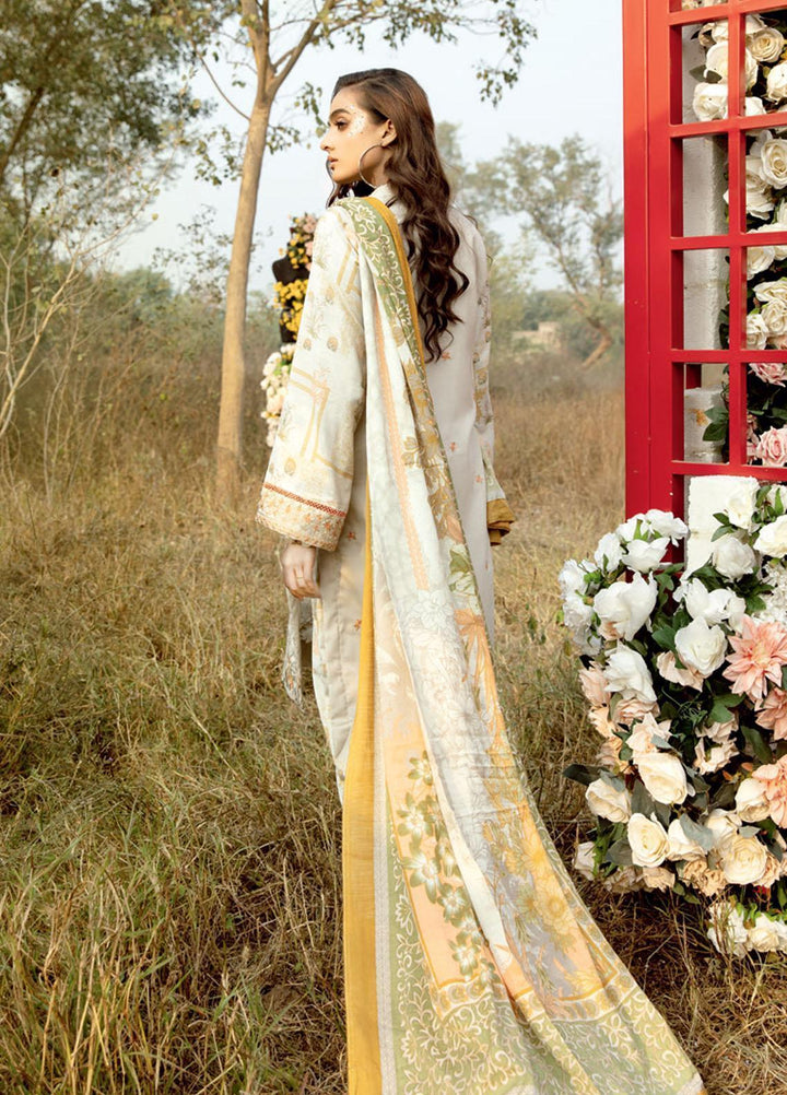 Tehzeeb by Riaz Arts Embroidered Leather Peach Suits Unstitched 3 Piece RA21TL LP-04 - Winter Collection