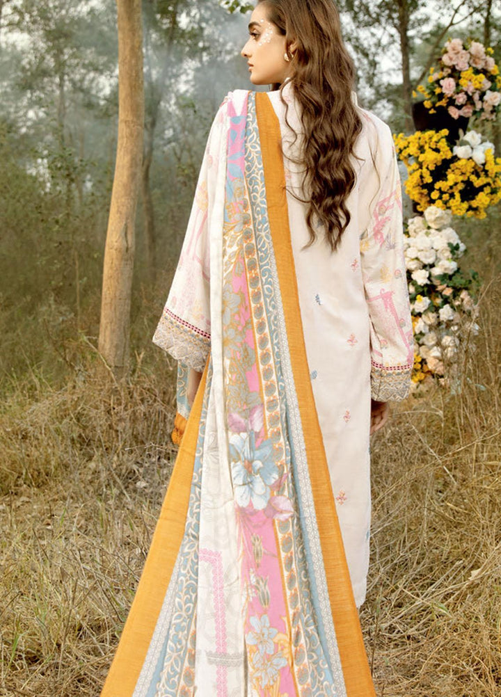 Tehzeeb by Riaz Arts Embroidered Leather Peach Suits Unstitched 3 Piece RA21TL LP-06 - Winter Collection