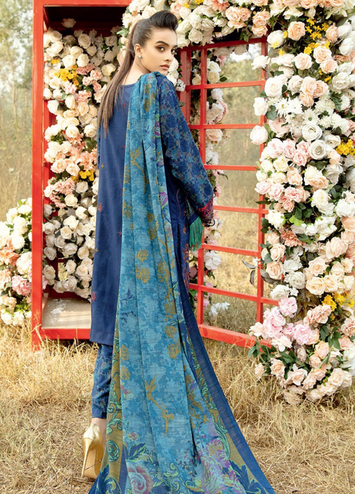 Tehzeeb by Riaz Arts Embroidered Leather Peach Suits Unstitched 3 Piece RA21TL LP-11 - Winter Collection