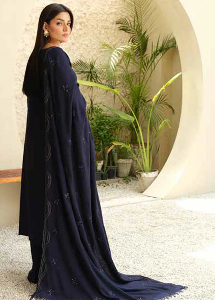 Tehzeeb by Riaz Arts Embroidered Leather Peach Suits Unstitched 3 Piece RA24ULP TL-288 - Winter Collection