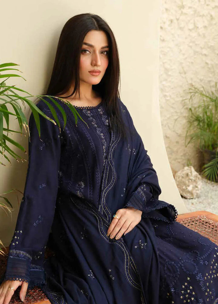 Tehzeeb by Riaz Arts Embroidered Leather Peach Suits Unstitched 3 Piece RA24ULP TL-288 - Winter Collection