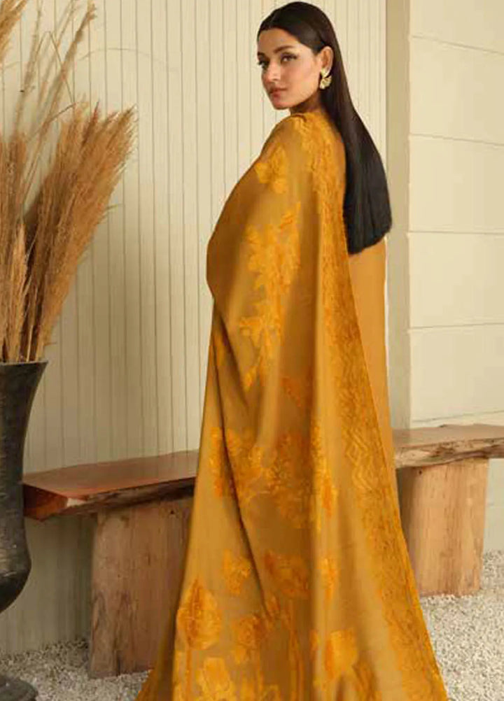 Tehzeeb by Riaz Arts Embroidered Leather Peach Suits Unstitched 3 Piece RA24ULP TL-290 - Winter Collection