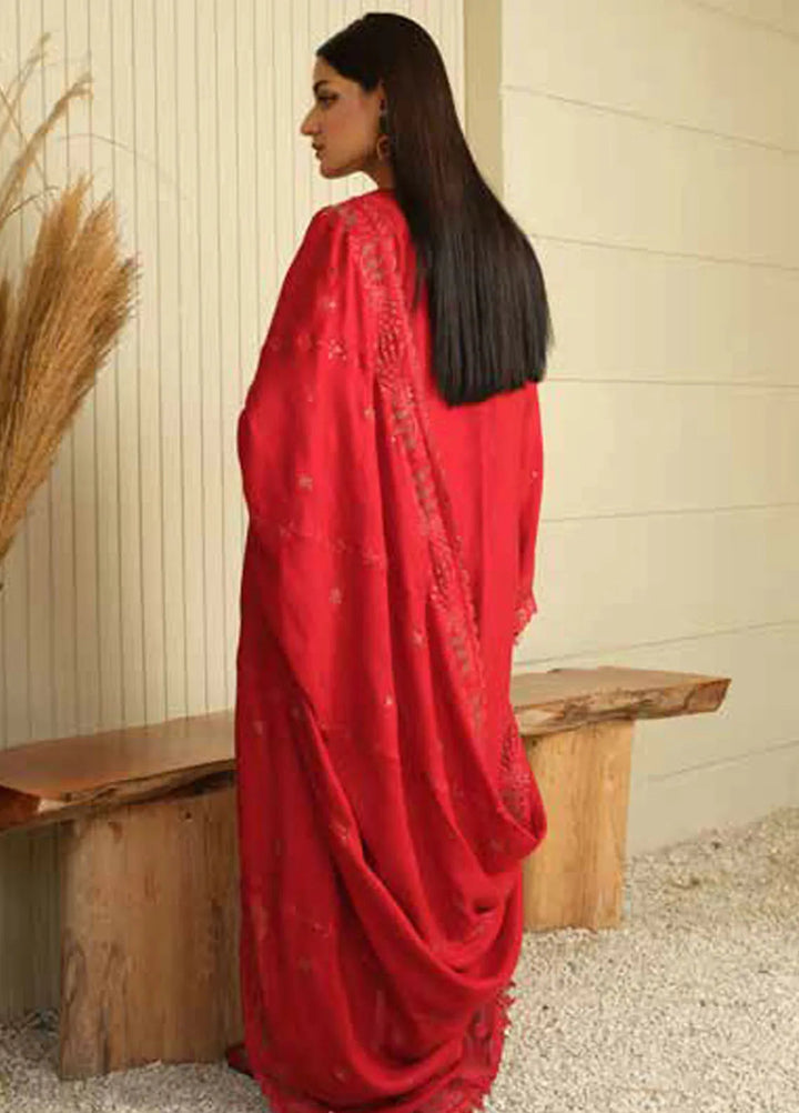 Tehzeeb by Riaz Arts Embroidered Leather Peach Suits Unstitched 3 Piece RA24ULP TL-292 - Winter Collection