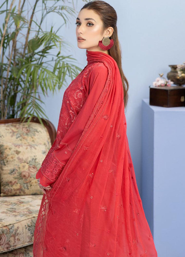 Tehzeeb By Riaz Arts Embroidered Lawn Suits Unstitched 3 Piece RA23TPL TL-45 - Summer Collection