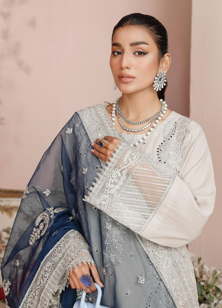 Tehzeeb By Riaz Arts Embroidered Swiss Voile Suits Unstitched 3 Piece RS23TS TL-09 - Summer Collection