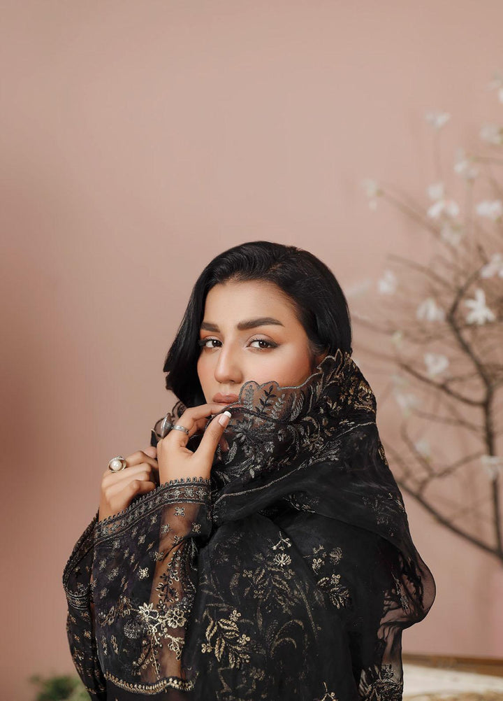 Tehzeeb By Riaz Arts Embroidered Swiss Voile Suits Unstitched 3 Piece RS23TS TL-13 - Summer Collection