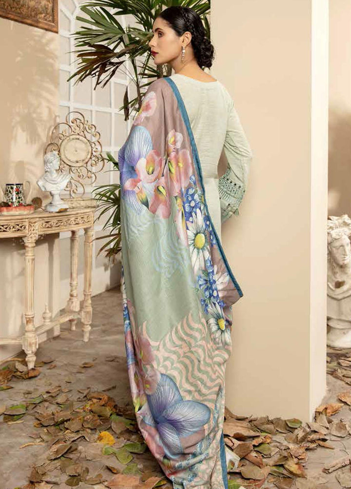 Tehzeeb by Riaz Arts Embroidered Leather Peach Suits Unstitched 3 Piece RA21TL-2 LP-15 - Winter Collection