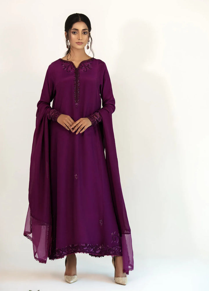 Textile Lime Pret Embroidered Raw Silk 3 Piece Suit Alars