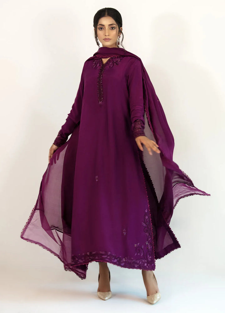 Textile Lime Pret Embroidered Raw Silk 3 Piece Suit Alars