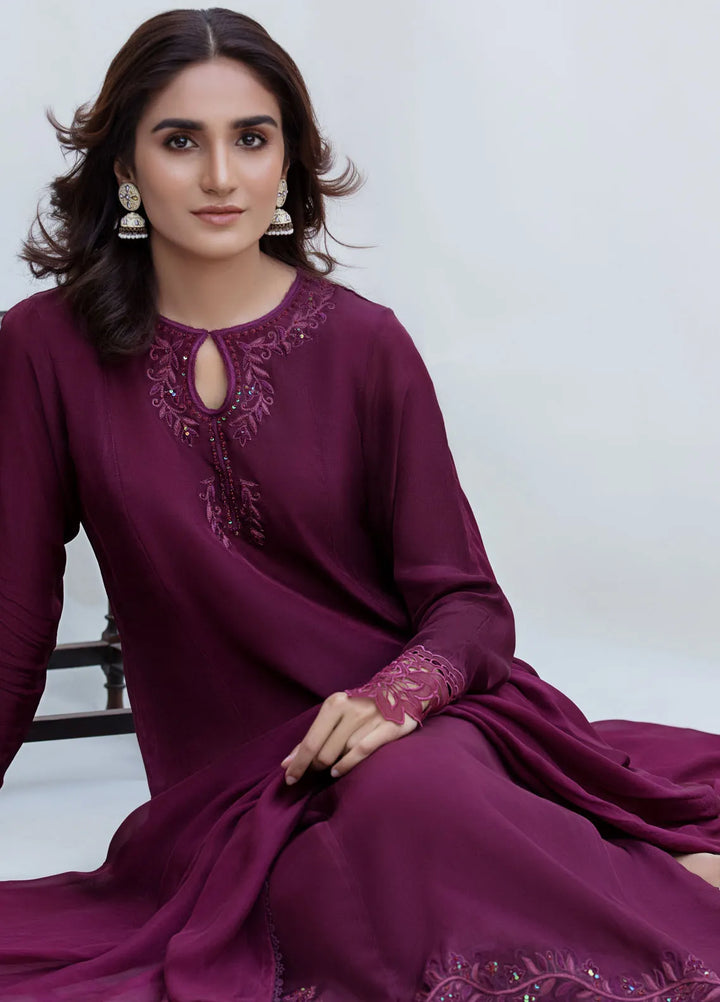 Textile Lime Pret Embroidered Raw Silk 3 Piece Suit Eva 2