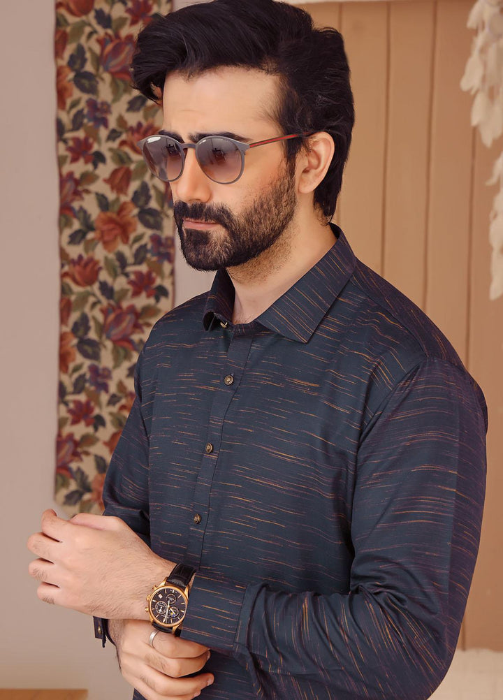 The Great Master (TGM) Wash N Wear Festive Kameez Shalwar for Men -  Blue Bonnet