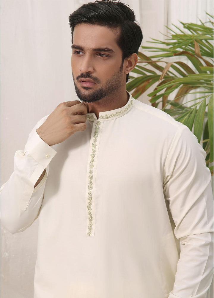 The Great Master (TGM) Boski Formal Men Kameez Shalwar -  BLISSFUL BLOOM