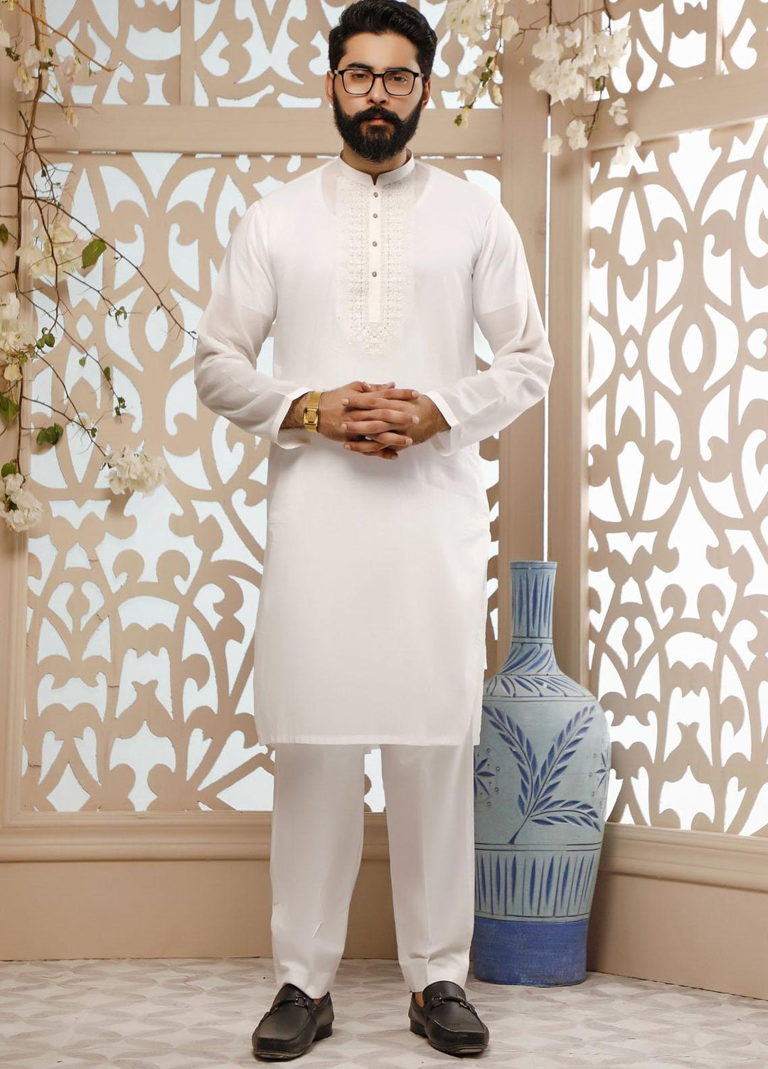 The Great Master (TGM) Blended Formal Men Shalwar Kameez - TGM21KS Desired