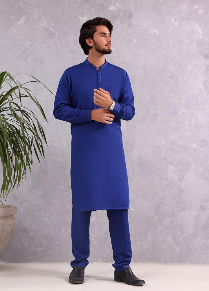 The Great Master (TGM) Wash N Wear Formal Men Kurta Pajama -  TGM22MN-4 Blue Copper
