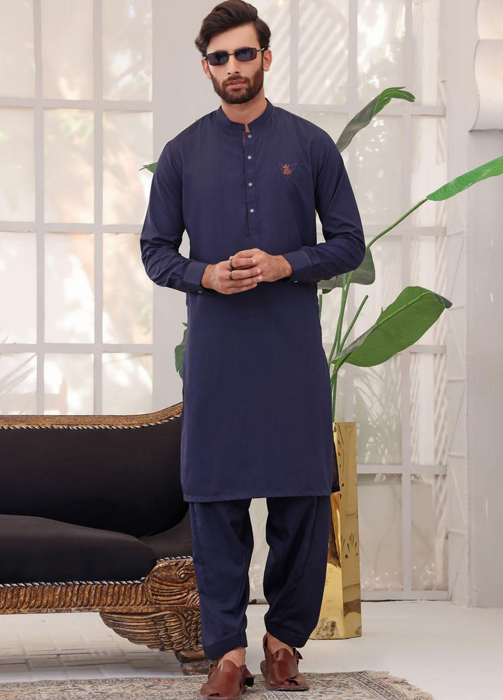 The Great Master (TGM) Wash N Wear Formal Kurta Pajama for Men -  TGM22MFS Berlin Blue