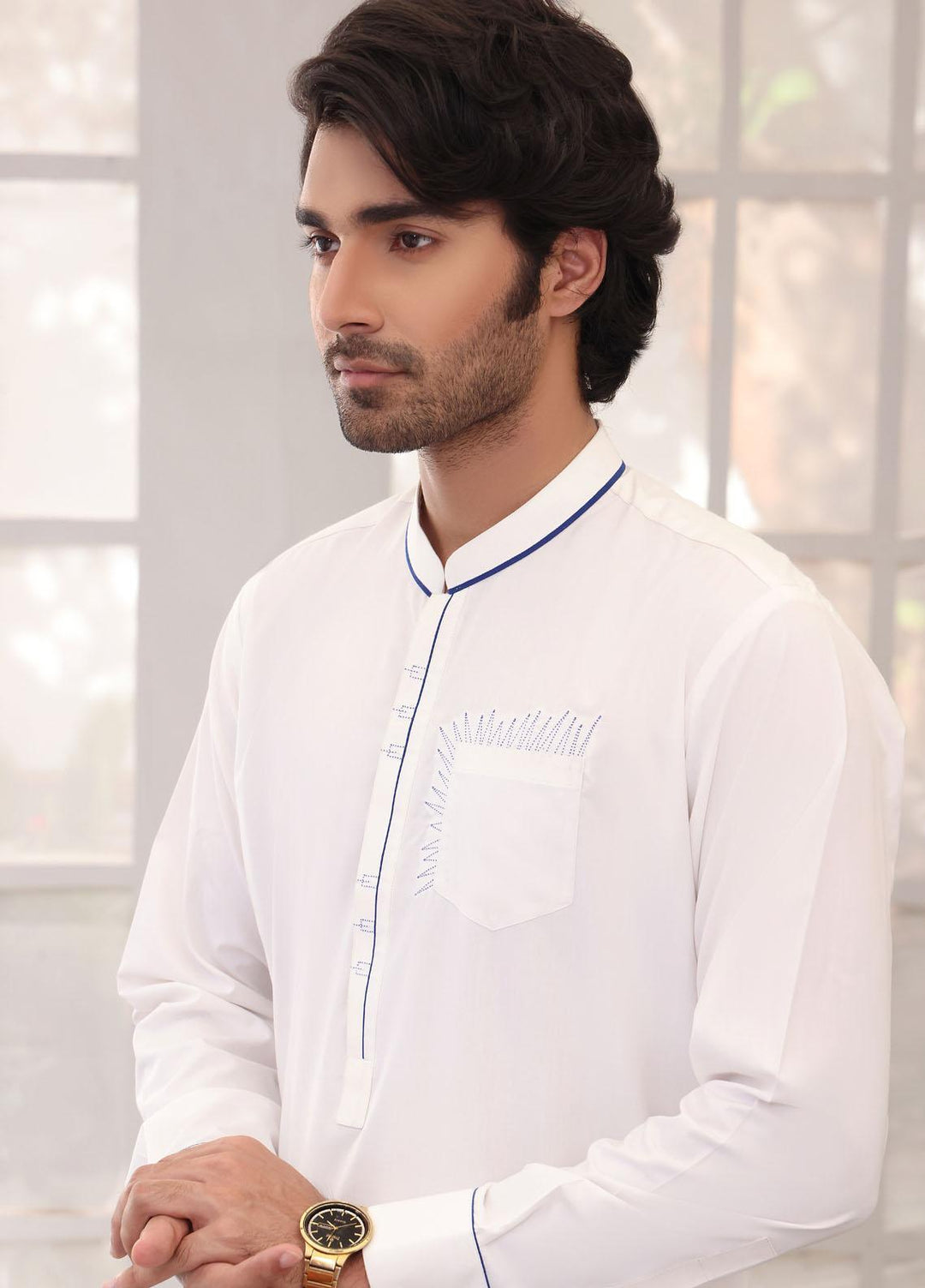 The Great Master (TGM) Wash N Wear Formal Kameez Shalwar for Men -  TGM22MFS Snow Drift