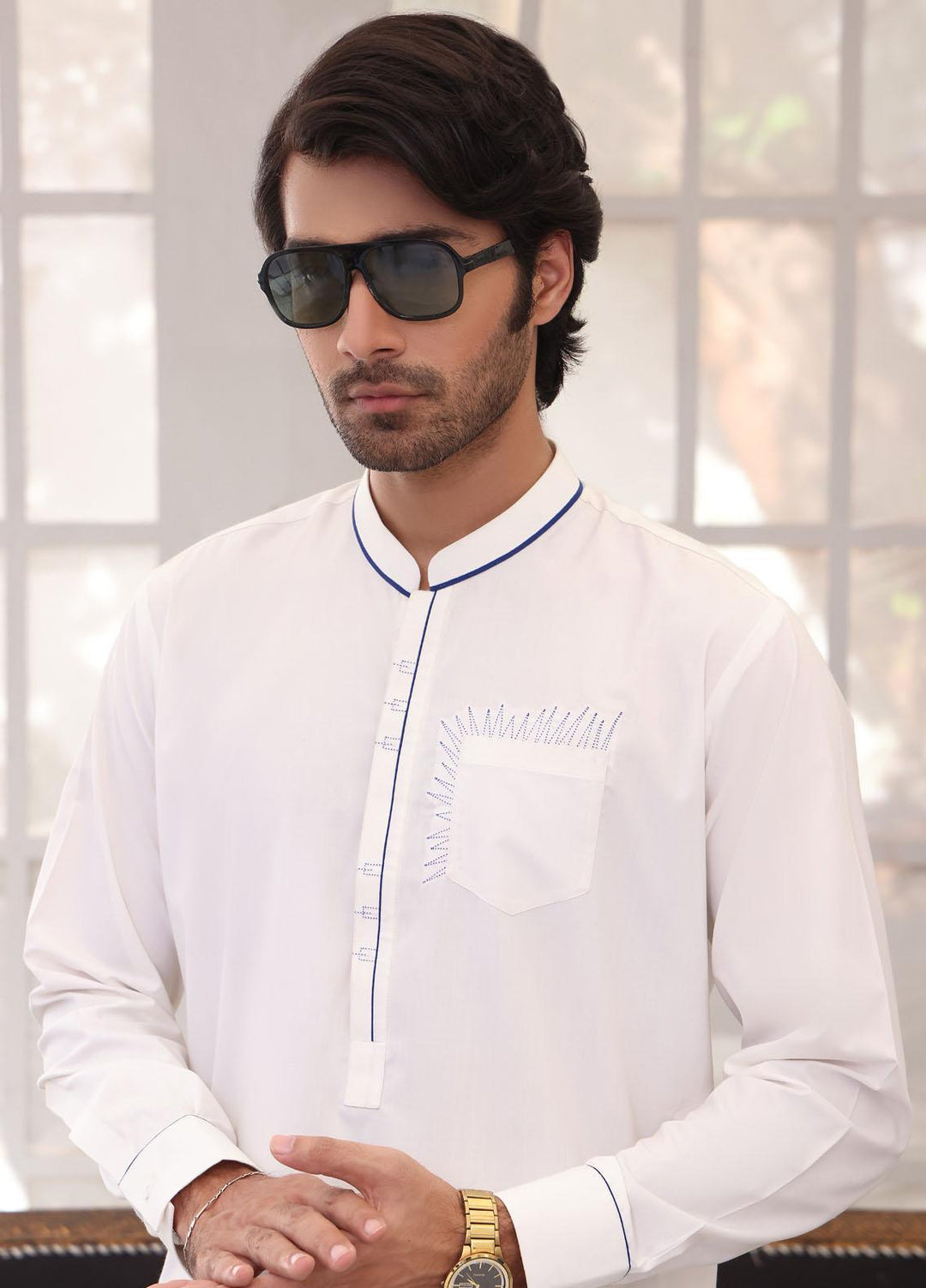 The Great Master (TGM) Wash N Wear Formal Kameez Shalwar for Men -  TGM22MFS Snow Drift