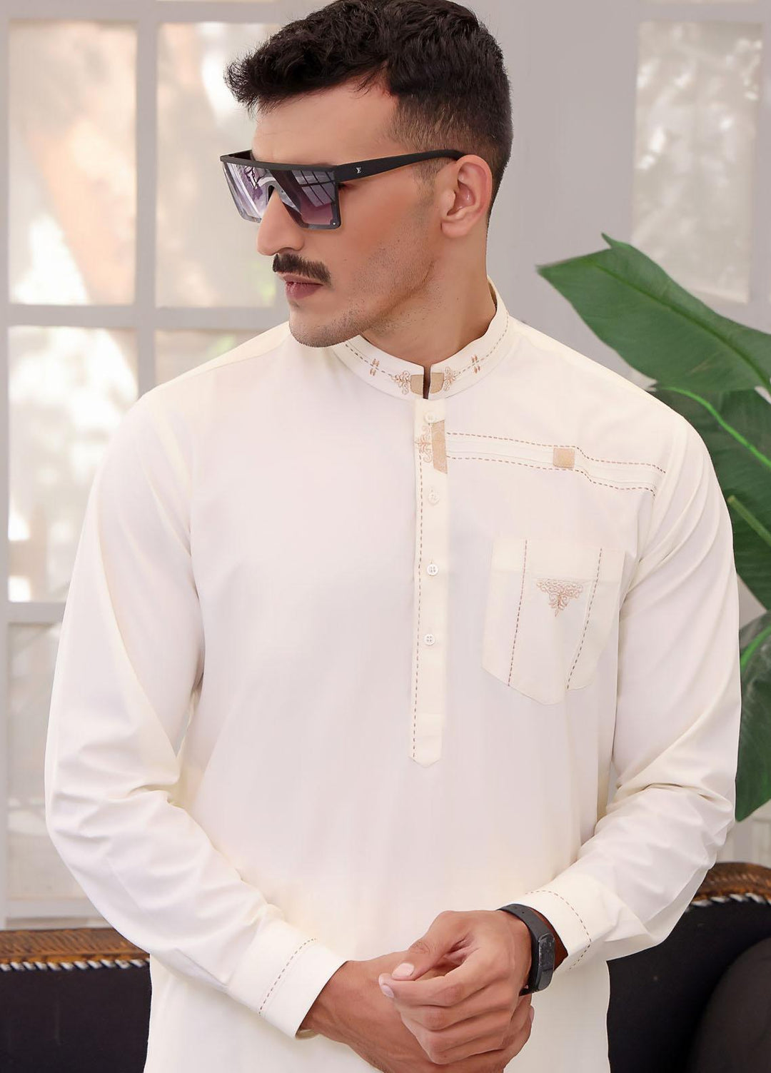 The Great Master (TGM) Wash N Wear Formal Kameez Shalwar for Men -  TGM22MFS Wild Sand