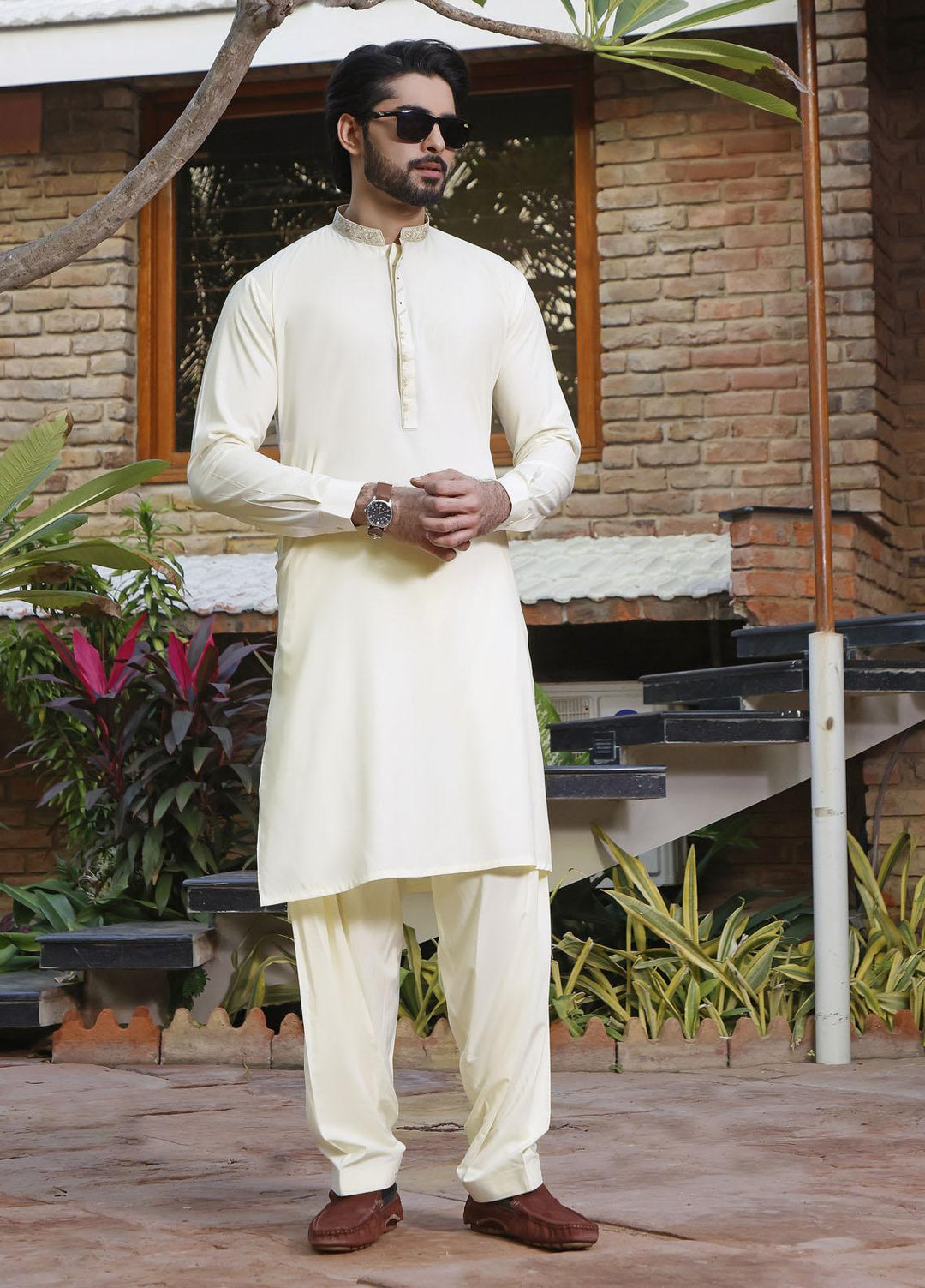 The Great Master (TGM) Wash N Wear Formal Shalwar Kameez for Men - TGM22MS A Boski D-10