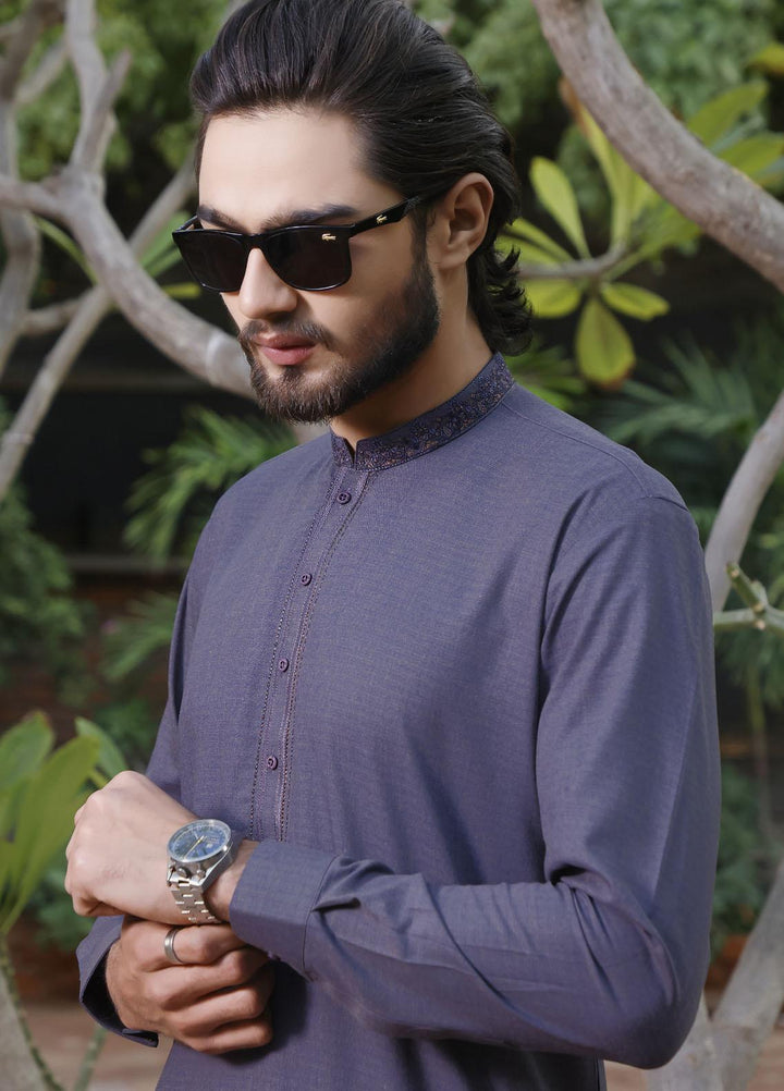 The Great Master (TGM) Wash N Wear Formal Shalwar Kameez for Men -  TGM22MS Thistle