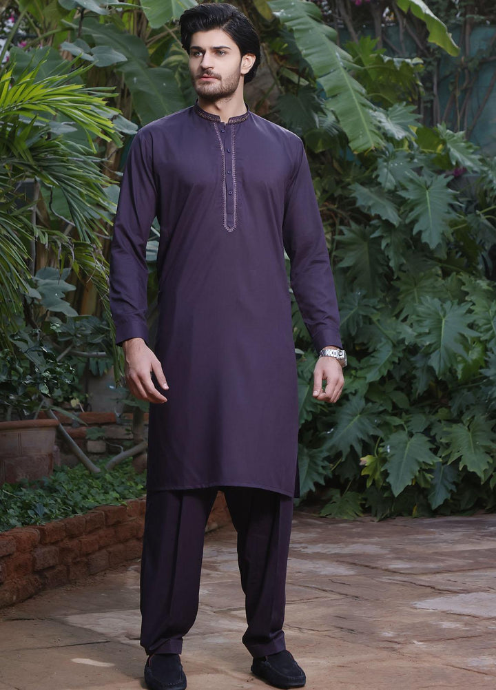 The Great Master (TGM) Wash N Wear Formal Shalwar Kameez for Men -  TGM22MKS French Lilac